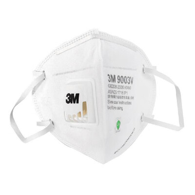 

3M 9003V Particulate Respirator Small-size Masks with Breathing Valve Aganist PM25 Smog Dust 25 Pcs Individual Packing