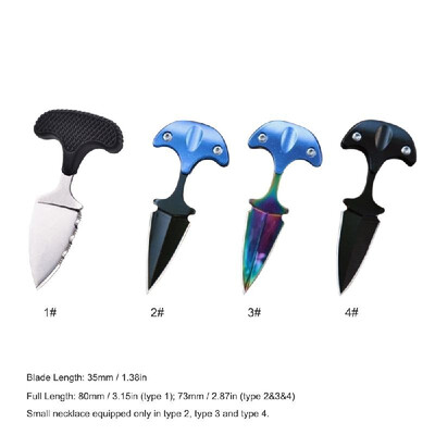 

Mini Stainless Steel Bayonet Gimlet Cutter Punch Dagger Multi-purpose Outdoor Survival Portable Tool High Hardness Letter Opener