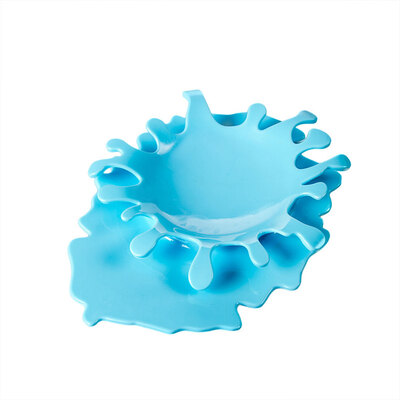 

Splash Shape Spoon Rest Cup Spoon Rest Spilled Ketchup Holder Small Pot Lid Rack Color Random