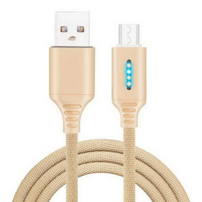 

Universal 1m USB To Micro USB 24A Auto Power-Off Charging Cable For Android Phones-1m