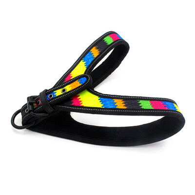 

Pet Dog Pet Reflective Harness Collar Small Medium Large Dog Printed Harnesses Vest Dogs Outdoor Travel Supplies