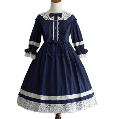 

Women Medieval Dress Vintage Victorian Gothic Long Sleeve Lolita Style Cosplay Costume Outwear Waist Court Dress