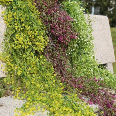 

Artificial Hanging Ivy Garland Plants Vine Fake Foliage Leaf wisteria Home DIY