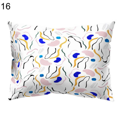 

Flower Plane Coffee Fruit Circle Pillow Case Cushion Cover Sofa Bed Car Decor