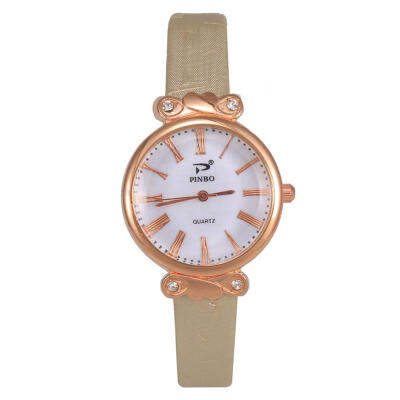 

Hot Selling Women Watch Simple Leather Strap Business Quartz Wristwatch High Quality Casual Scale Dial Clock Montre Femme