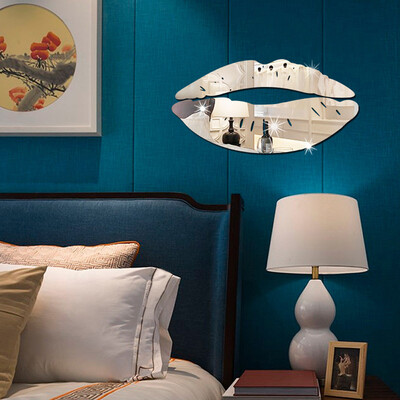 

〖Follure〗Removable Lips Mirror Wall Stickers Decal Art PVC Home Room Decoration DIY