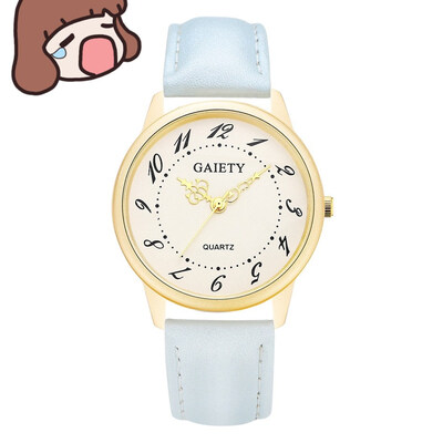 

Famous Brand Women Leather Band Analog Quartz Round Wrist Watch Minimalist 2018 New Fashion Watches relogio feminino clock &Ff