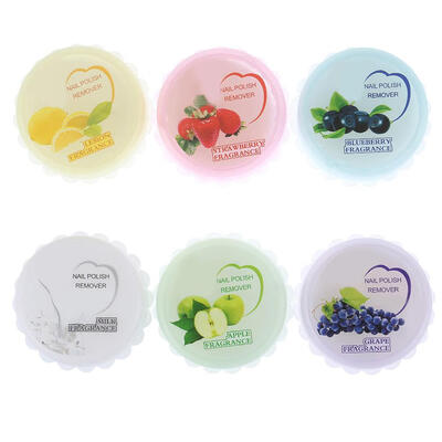 

32pcs Oil Nail Polish Remover Fresh Fruit Wipes Napkins Manicure Tools