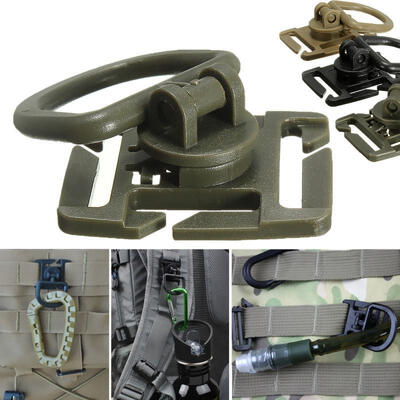 

10 pcs MOLLE Sternum Strap System Swivel D-Ring Rotation POM Buckle 25MM Webbing