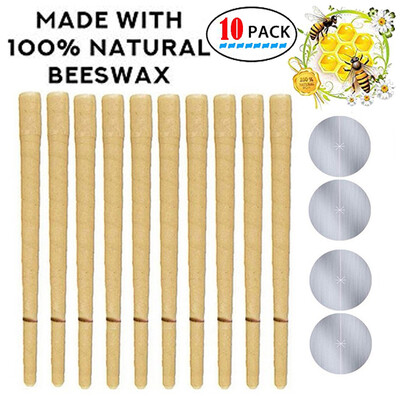 

〖Follure〗10pcs Beeswax Candling Cones Ear Wax Removal Kit With