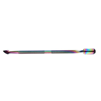 

1Pc Women Lady Rainbow Double-End Cuticle Remove Pusher Nail Art Clean Tool