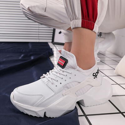 

Autumn new mens shoes breathable sports shoes thick with casual shoes trend board shoes mens shoes