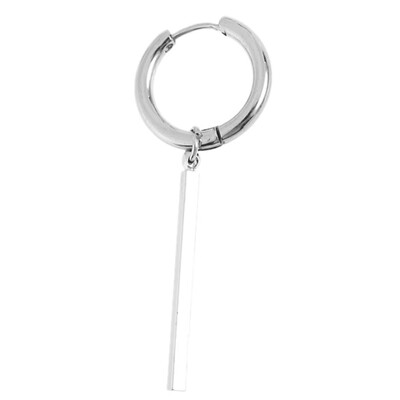

KPOP BTS Bangtan Boys V Same Paragraph Single Stud Earring Ear Ring Simple Elegant Male&Female Ear Chains Gifts for Fans