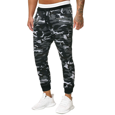 

Gobestart Men Splicing Fold Sriped Overalls Casual Pocket Sport Work Casual Trouser Pants