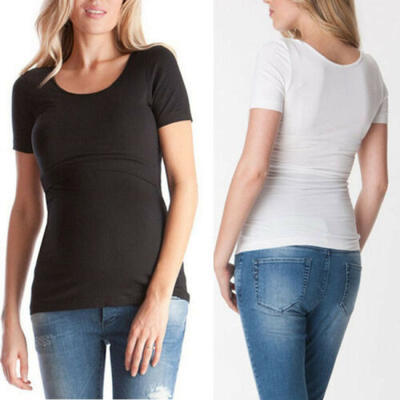 

Women Maternity Clothing Breastfeeding Tops Nursing T-shirt Top Tee Pregnancy