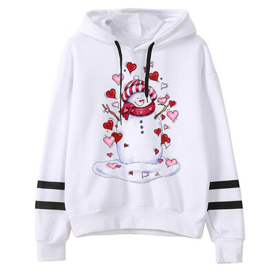 

Tailored Christmas Women Long Sleeve Santa Claus Print Hoodie Sweatershirt Blouse Tops