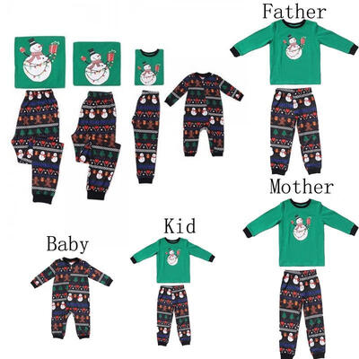 

New Children Adult Family Matching Christmas Pajamas Sleepwear Nightwear Pyjamas