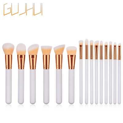 

Toponeto 15pcs Pro Makeup Brushes Set Foundation Powder Eyeshadow Eyeliner Lip Brush Tool