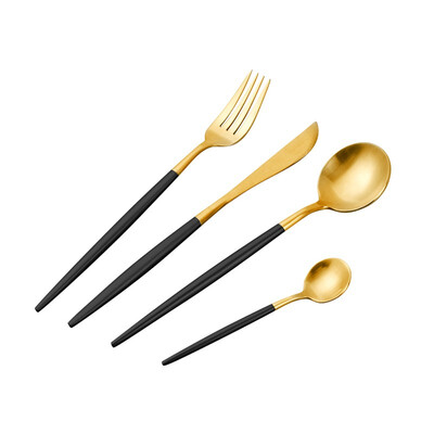 

luxetec Stainless steel cutlery set of 4 7021