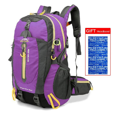 

40L Water Resistant Travel Backpack Camp Hike Laptop Daypack Trekking Climb Back Bags For Men Women
