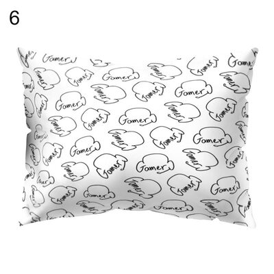 

Leaf Flower Dot Letter Pillow Case Cushion Cover Sofa Bed Car Cafe Office Decor