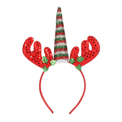 

Adult Kids Christmas Novelty Headband Hat Costume Hair Clip Reindeer Xmas