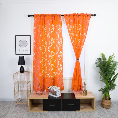 

Gobestart Trees Sheer Curtain Tulle Window Treatment Voile Drape Valance Fabric
