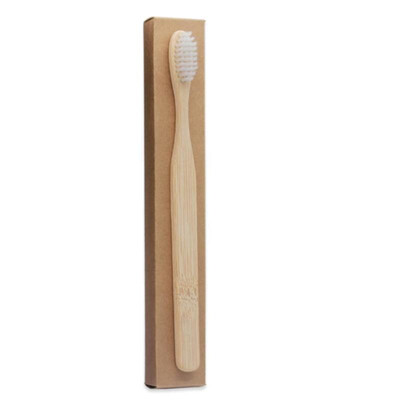 

Environmental Soft Head Bamboo Oral Care Teeth Toothbrush 1pc A White