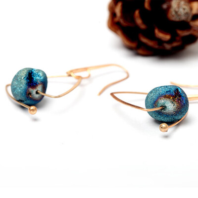 

Chic Geometric Girl Asymmetrical Drop Dangle Long Charm Earrings Jewelry 1 Pair