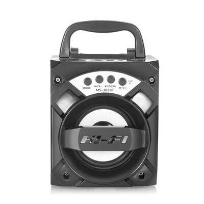 

MS - 308BT Portable Bluetooth Speaker with LED Lights 3 inch Driver Unit