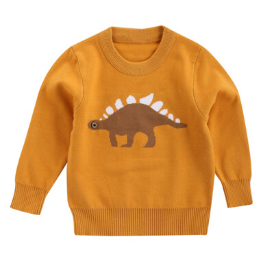 

Boys Girls Baby Kids Dinosaur Sweaters Soft Warm Childrens Sweater Coats