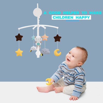 

Siaonvr Baby Toy 0-12 Months Crib Mobile Music Bed Bell Animal Rattle