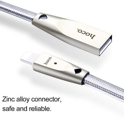 

hoco U9 For Apple Lightning Charging Cable Charging Data Transfer Fast Charge Zinc Alloy for iPhone 6s 6s Plus 6 Plus SE 5s 5c 5