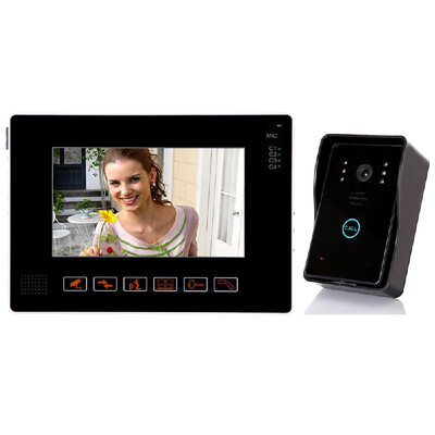 

9" Video Door Phone Touch Key IR Night Vision Video Record Rainproof with 2G SD Card