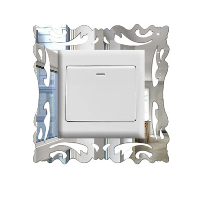 

〖Follure〗1PC Switch Sticker Home Decor Wall Mirror Style Photo Frames For Shop Switch