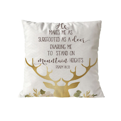 

Tailored Merry Christmas Pillow Cases Soft Sofa Cushion Cover Home Decor Pillow Core