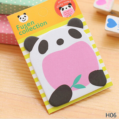 

1pc Cute Forest Planner Cartoon Page Marker Sticky Note Memo Pad Zoo Animal
