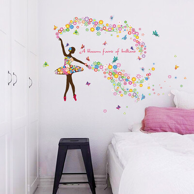 

〖Follure〗New Butterfly Flower Fairy stickers Bedroom Living Room Walls