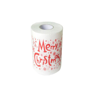 

Tailored Christmas Pattern Roll Paper Print Interesting Toilet Paper Table Kitchen Paper