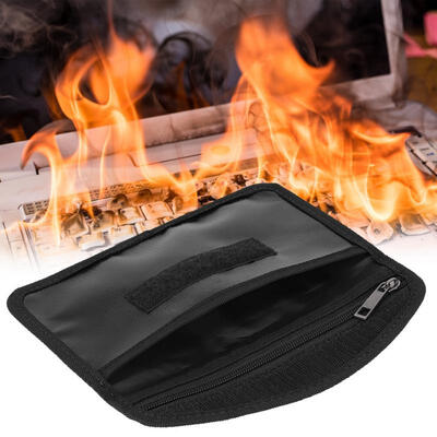 

Greensen Fireproof Phone Digital Product Storage Bag High Temperature Resistant Briefcase Bag