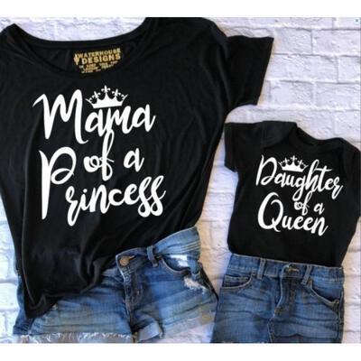 

Family Clothes Mum Daddy Dad Daughter Son Baby Girls Boy Kid Shirt T-shirt Tops New