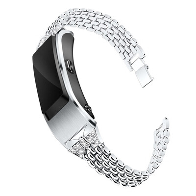 

ECSEM Bling Bracelet for Fitbit Charge 2 Bands Stainless Steel Wristbands Accessories for Fitbit Charge 2 Smartwatch