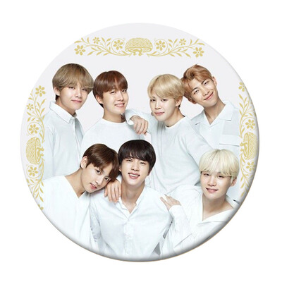 

Kpop BTS Cute Q Version Badge Cute Cartoon Brooch Bag Pendant Boys Girls Accessories Hot Gift for Fans