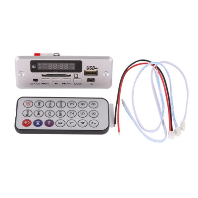 

LED Display DC 5v USB TF Radio MP3 Decoder Board Wireless Audio Module For Car With Remote controller DIY Modules