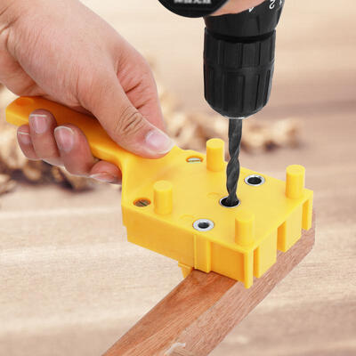 

Greensen Woodworking Dowelling Jig Drill Bits Handheld Drill Guide Hole Saw Tools