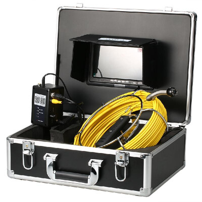 

7 Inch Wireless WiFi 203040M Pipe Inspection Camera Drain Sewer Pipeline Industrial Endoscope with Meter Marking