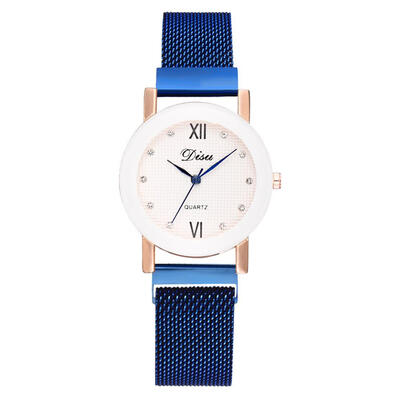 

Best Selling Women Watches Rhinestone Dial Ladies Quartz Wristwatch Magnetic Buckle Mesh Strap Fashion Clock Zegarki Damskie