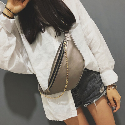 

Tailored Fashion Neutral Sport Leather Beach Bag Chain Messenger Crossbody Bag Chest Bag