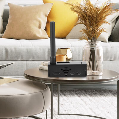 

Greensen Assembled MMDVM Hotspot Support P25 DMR YSF for Raspberry Pi OLED Antenna Case