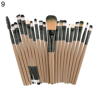 

20Pcs Makeup Brushes Cosmetics Tools Face Eyeshadow Eyeliner Lip Applicators